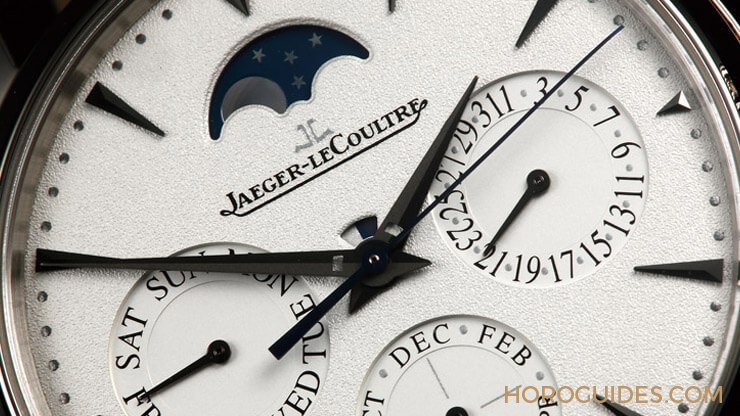 JAEGER-LECOULTRE - 又薄又複雜!積家萬年曆梨地紋高質感出線
