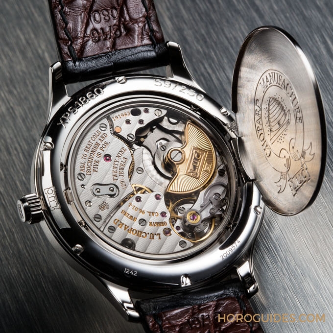 CHOPARD - 軍官底蓋、精緻機刻的典雅之作:CHOPARD L.U.C XPS 1860 Officer