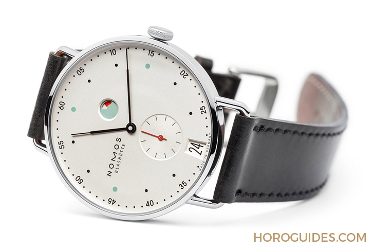 NOMOS - METRO - 1101 - 點紅點綠的簡約之作,展現柏林的都會活力