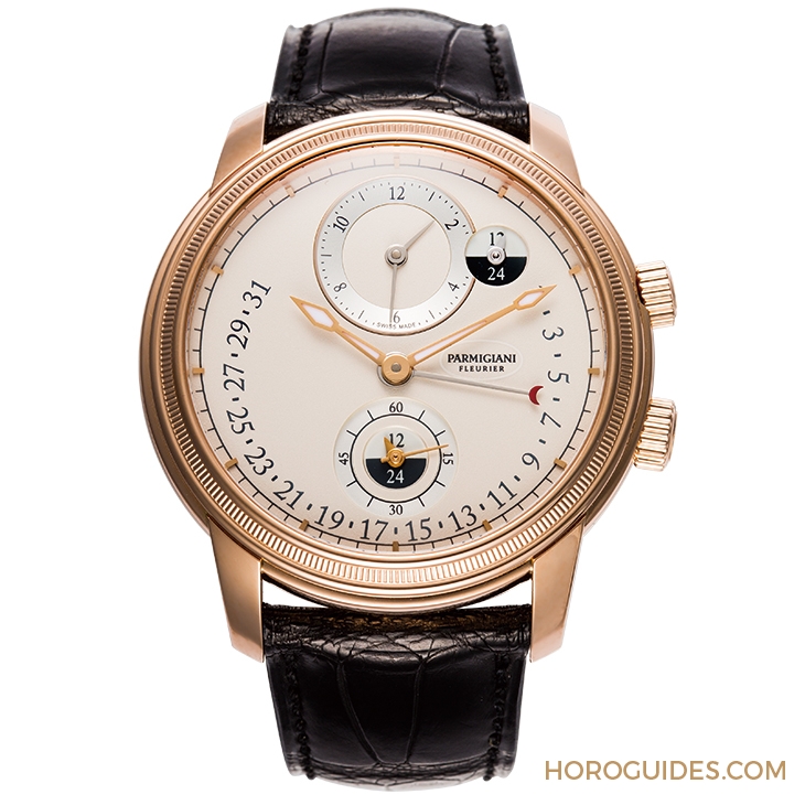 PARMIGIANI FLEURIER - 精確至分的時區調整,2017 日內瓦鐘錶大賞最佳旅行時間錶
