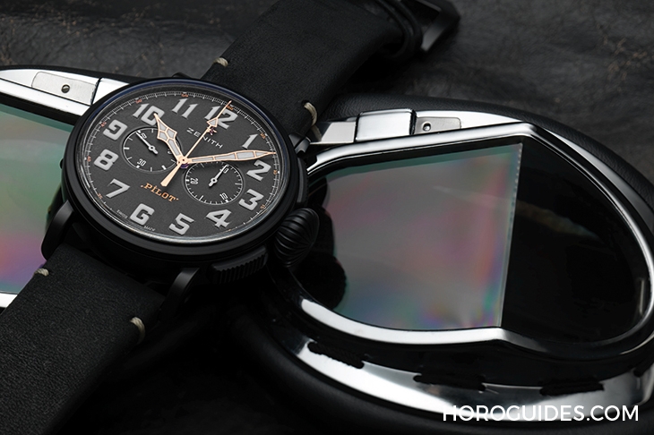 ZENITH - PILOT - 11.2432.4069/21.C900 - DGR 2018 慈善路騎-ZENITH連續三年贊助,發表PILOT Type 20 Chronograph Ton Up Black腕錶