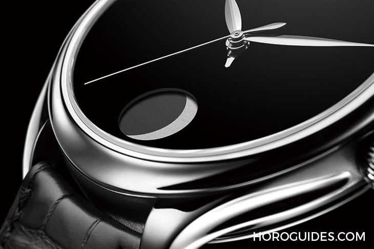 H. MOSER & CIE - ENDEAVOUR - 1801-1200 - 以Vantablack®打造最暗黑的錶盤,亨利慕時勇創者萬年曆月相概念腕錶最詩意的反叛