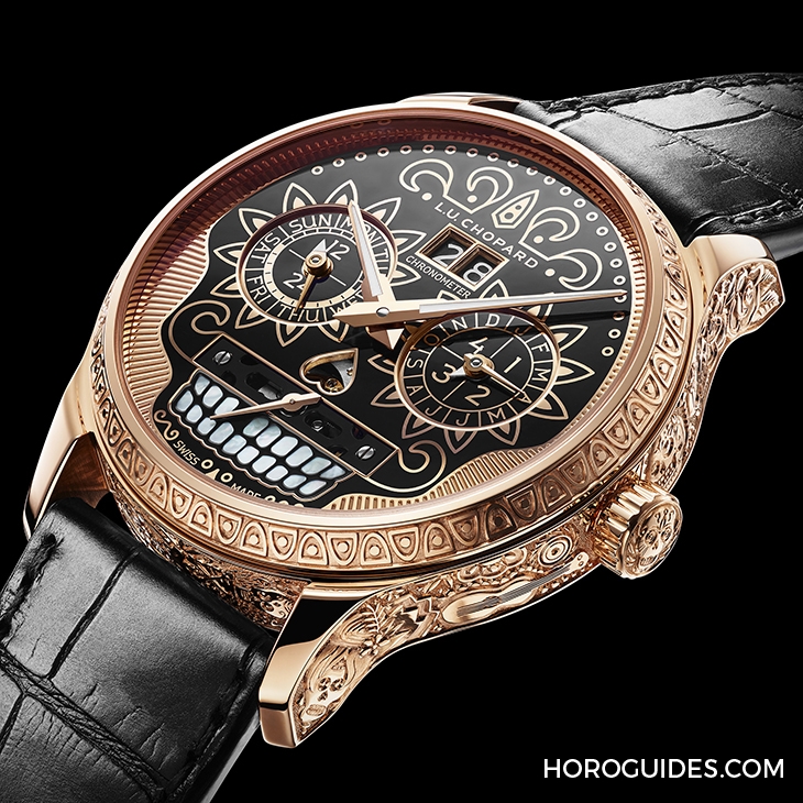CHOPARD - 死亡聖神的微笑-CHOPARD L.U.C Perpetual T Spirit of ‘La Santa Muerte’ 萬年曆腕錶