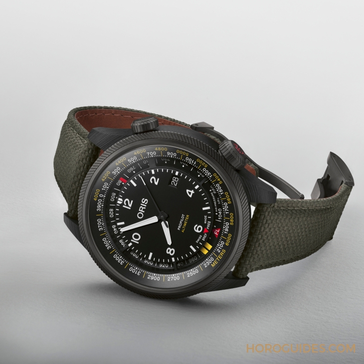 ORIS - PROPILOT - 01 400 7778 7157-Set - ORIS的多重魅力 ProPilot Altimeter │ProPilot X科米蛙聯名錶