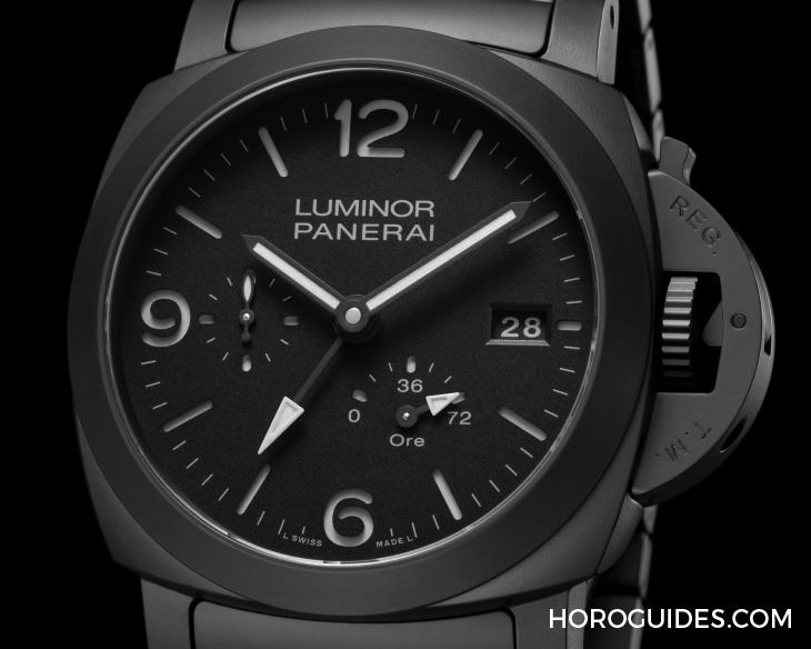 PANERAI - LUMINOR - PAM01674 - 全黑陶瓷上陣!PANERAI Luminor GMT Power Reserve Ceramica PAM01674腕錶