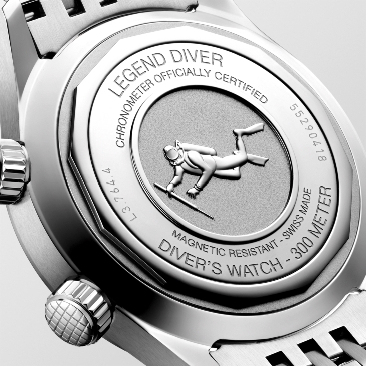 LONGINES - HERITAGE - L3.764.4.16.6 - 白浪初湧，經典進化｜LONGINES Legend Diver三款潛水新錶亮相 