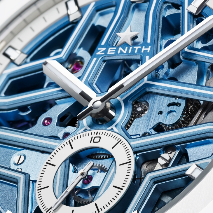 ZENITH - DEFY - 49.9309.3620/85.I001 - 藍天白沙,馭浪再行|ZENITH攜手Time+Tide推出Defy Skyline Skeleton White Surfer Ceramic