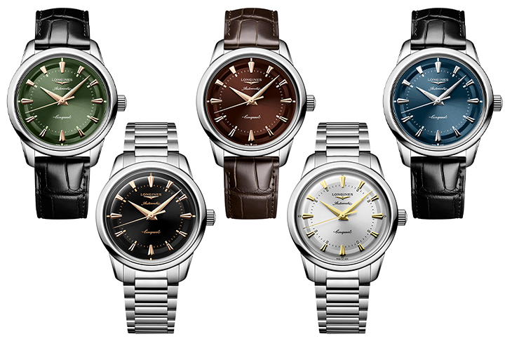 LONGINES - CONQUEST - L1.649.4.62.2 - 經典復刻,優雅列陣|LONGINES推出Conquest Heritage系列全新錶款