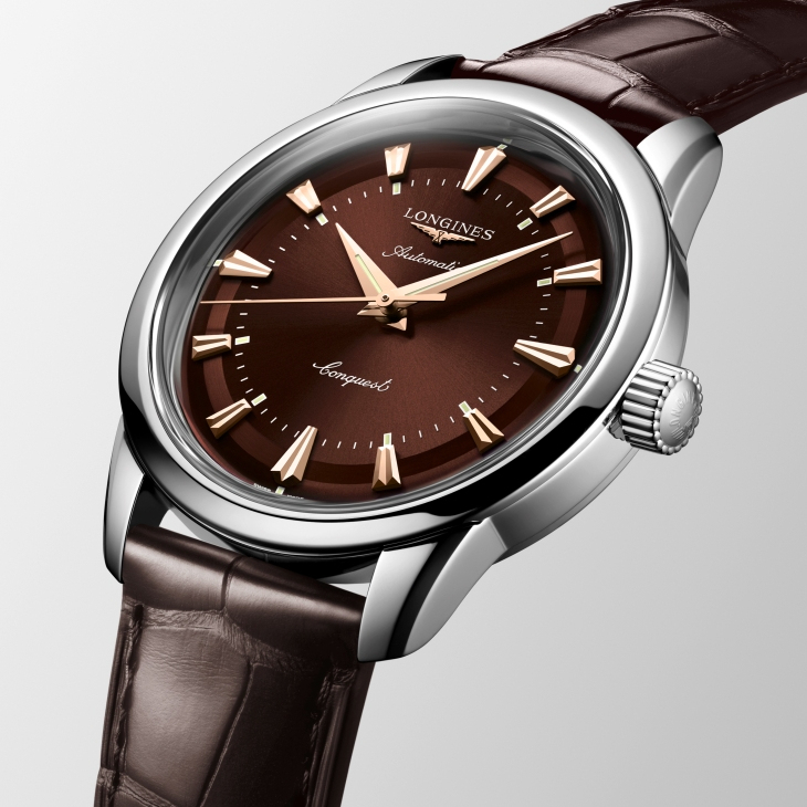 LONGINES - CONQUEST - L1.649.4.62.2 - 經典復刻,優雅列陣|LONGINES推出Conquest Heritage系列全新錶款