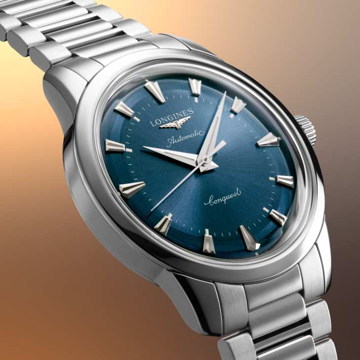 LONGINES - CONQUEST - L1.649.4.62.2 - 經典復刻,優雅列陣|LONGINES推出Conquest Heritage系列全新錶款