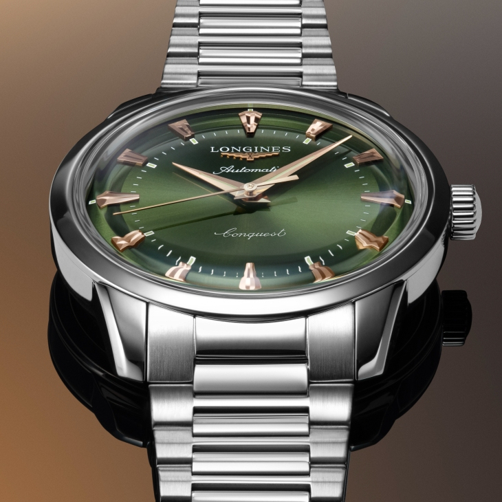 LONGINES - CONQUEST - L1.649.4.62.2 - 經典復刻,優雅列陣|LONGINES推出Conquest Heritage系列全新錶款