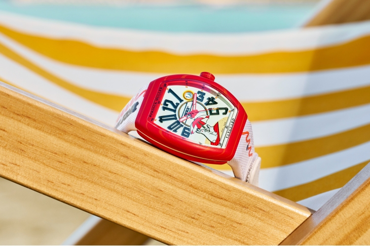 FRANCK MULLER - VANGUARD - V 41 SC DT BEACH FR2 GFRGFRG (BC) - 夏日情浪，頭狂「色」放｜FRANCK MULLER × #FR2限量新錶#FR2NCK MULLER Vanguard Beach