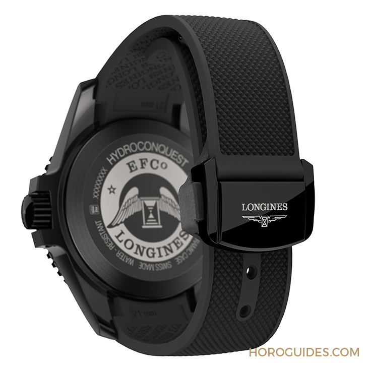 LONGINES - HYDRO CONQUEST - L3.784.4.56.9 - All Black ! 浪琴HydroConquest 全新黑色陶瓷潛水錶