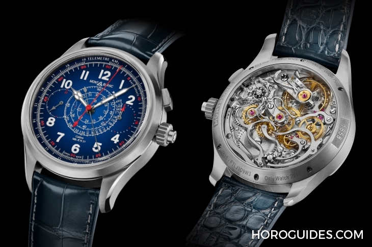 MONTBLANC - 1858 - 119910 - MONTBLANC 超值追針計時碼錶-1858 Split Second Chronograph