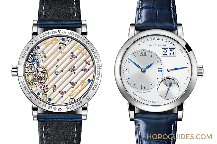 A. LANGE & SÖHNE - 朗格25週年紀念第九款新作 - LITTLE LANGE 1 MOON PHASE “25th Anniversary”