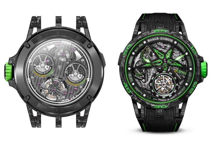 ROGER DUBUIS - EXCALIBUR - RDDBEX0862 - 限量一只!ROGER DUBUIS 三問飛行陀飛輪腕錶