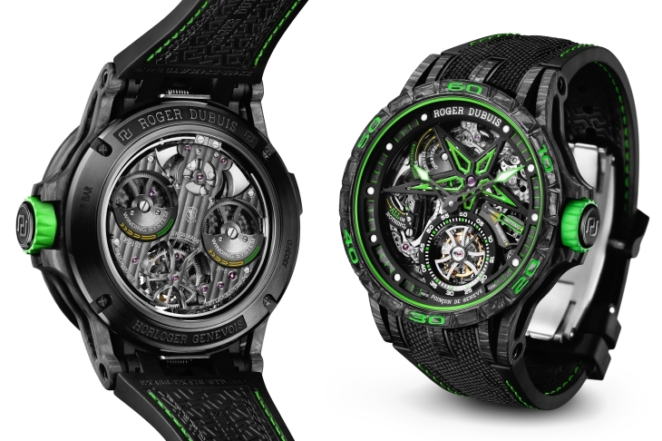 ROGER DUBUIS - EXCALIBUR - RDDBEX0862 - 限量一只!ROGER DUBUIS 三問飛行陀飛輪腕錶