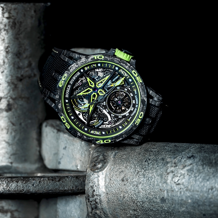 ROGER DUBUIS - EXCALIBUR - RDDBEX0862 - 限量一只!ROGER DUBUIS 三問飛行陀飛輪腕錶