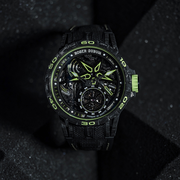 ROGER DUBUIS - EXCALIBUR - RDDBEX0862 - 限量一只!ROGER DUBUIS 三問飛行陀飛輪腕錶