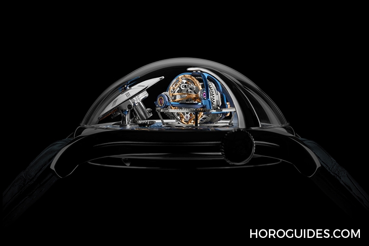 MB&F - LEGACY MACHINES - 06.PL-BL - 全球最快!MB&F Legacy Machine Thunderdome 三軸調速機制