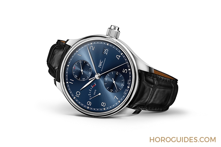 IWC - PORTUGIESER - IW515301 - IWC 公益藍面「勞倫斯體育公益基金會」特別版:葡萄牙系列首款手動上鍊單按鈕計時腕錶