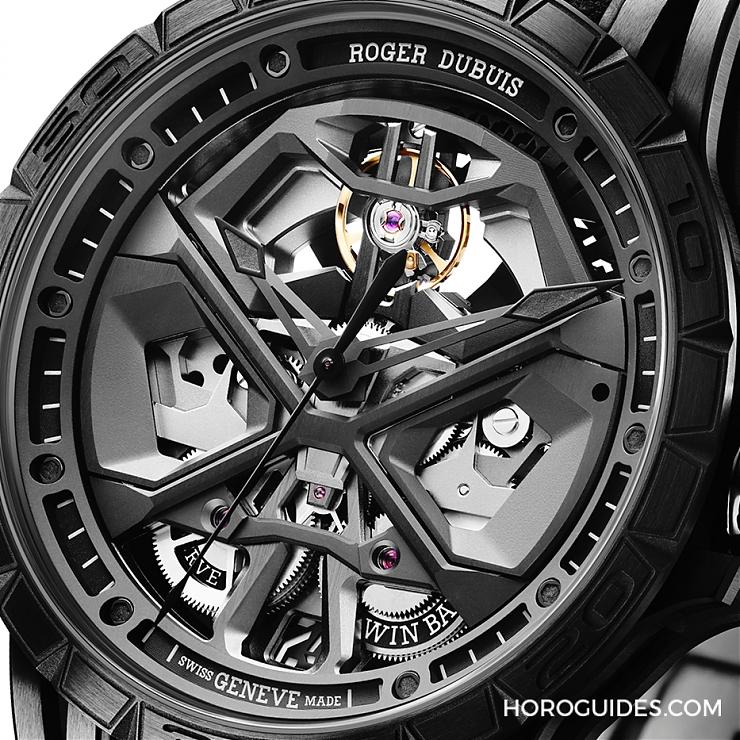 ROGER DUBUIS - 黑潮來襲!羅杰杜彼Excalibur Huracán自動上鍊腕錶
