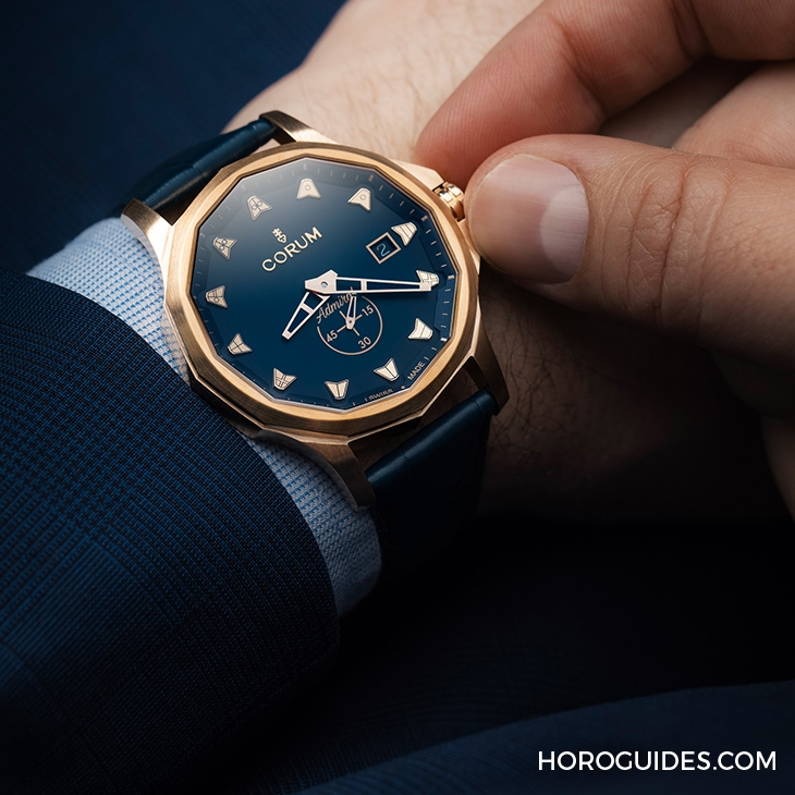 CORUM - ADMIRAL - A395/04035 - 純粹海事風味,CORUM Admiral 海軍上將青銅腕錶