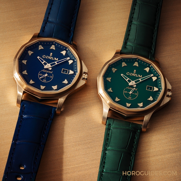 CORUM - ADMIRAL - A395/04035 - 純粹海事風味,CORUM Admiral 海軍上將青銅腕錶