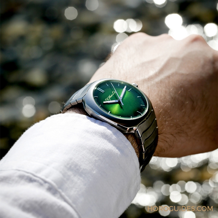 H. MOSER & CIE - STREAMLINER - 6200-1200 - 從煙燻綠開始延伸|H. MOSER & CIE 運動錶系列Streamliner首款大三針腕錶