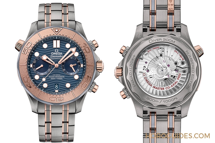 OMEGA - SEAMASTER - 210.60.44.51.03.001 - 三種材質精湛融合!歐米茄大師天文台海馬潛水300米計時碼錶