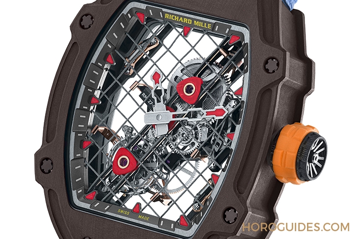 RICHARD MILLE - LIMITED EDITION - RM 27-04 - 走鋼索的機芯?RICHARD MILLE 27-04 Rafael Nadal陀飛輪腕錶