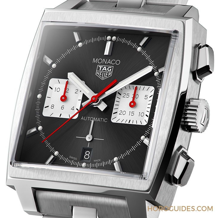 TAG HEUER - MONACO - CBL2113.BA0644 - 睽違20年再現金屬鍊帶!TAG HEUER Monaco H02自動計時腕錶