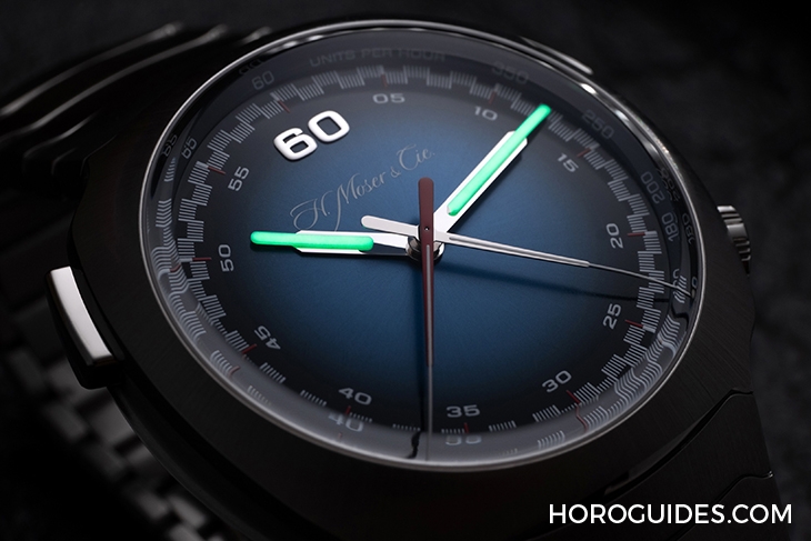 H. MOSER & CIE - STREAMLINER - 6902-1201 - H.Moser推出Streamliner疾速者電光藍飛返計時碼錶
