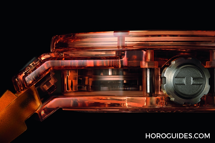 HUBLOT - BIG BANG - 419.JO.0120.RT - 2021 LVMH鐘錶週速報|HUBLOT冰橙藍寶石陀飛輪自動上鍊腕錶、陶瓷鍊帶計時碼錶