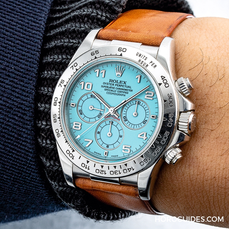 ROLEX - COSMOGRAPH DAYTONA - 116500LN-0001 - ROLEX鉑金 "Zenith" Daytona 綠松石漆面腕錶創314萬美金拍賣新高！