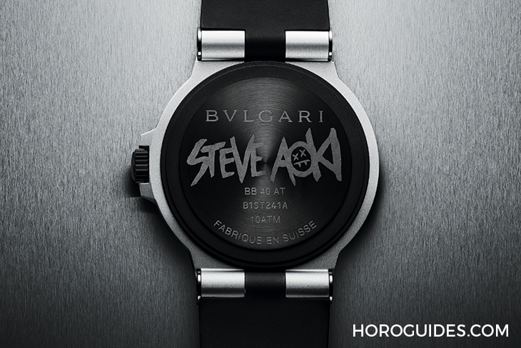 BVLGARI - 夜裡的光|BVLGARI X DJ Steve Aoki聯名腕錶Aluminum鋁質特別版
