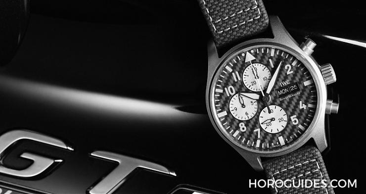 IWC - PILOT - IW377903 - 賽車同款材質！IWC飛行員計時腕錶「AMG」特別版