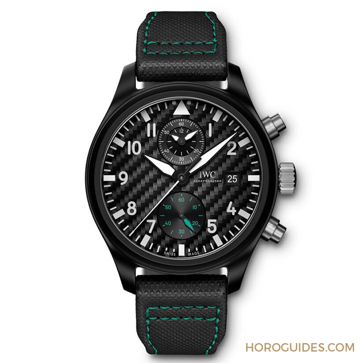 IWC - PILOT - IW377903 - 賽車同款材質！IWC飛行員計時腕錶「AMG」特別版