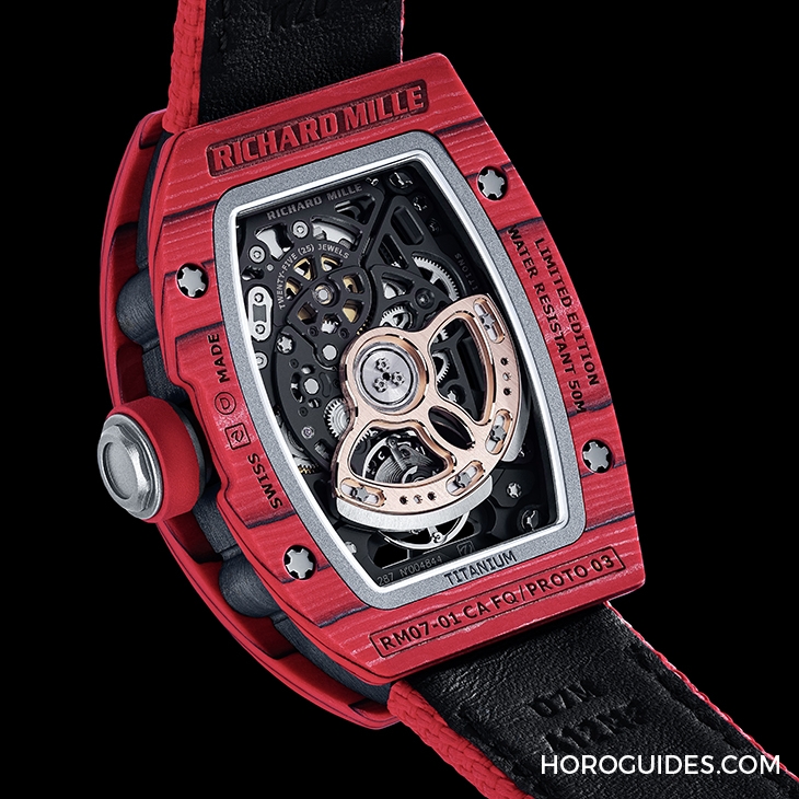 RICHARD MILLE - 迎戰WEC世界耐力錦標賽!RICHARD MILLE推出RM 07-01 Racing Red限量腕錶