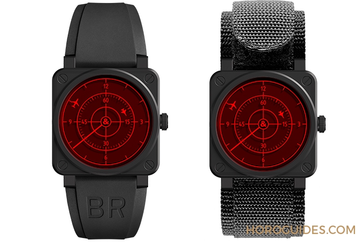 BELL ROSS BR 03 92 Red Radar Ceramic Horoguides