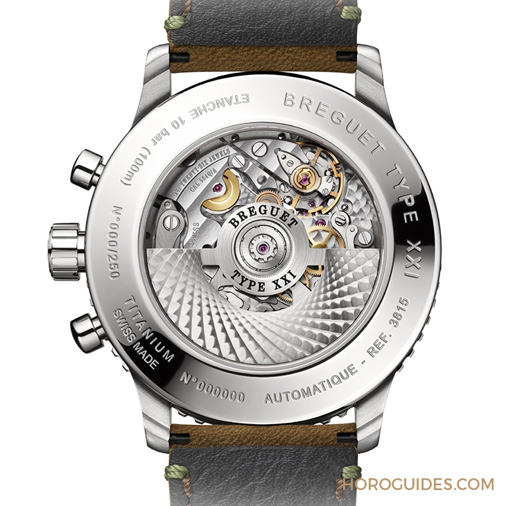 BREGUET - TYPE XX - XXI - XXII - 3815TI/HO/3ZU - 動感新配色|寶璣推出兩款飛行系列Type XXI 3815限量版鈦金屬腕錶
