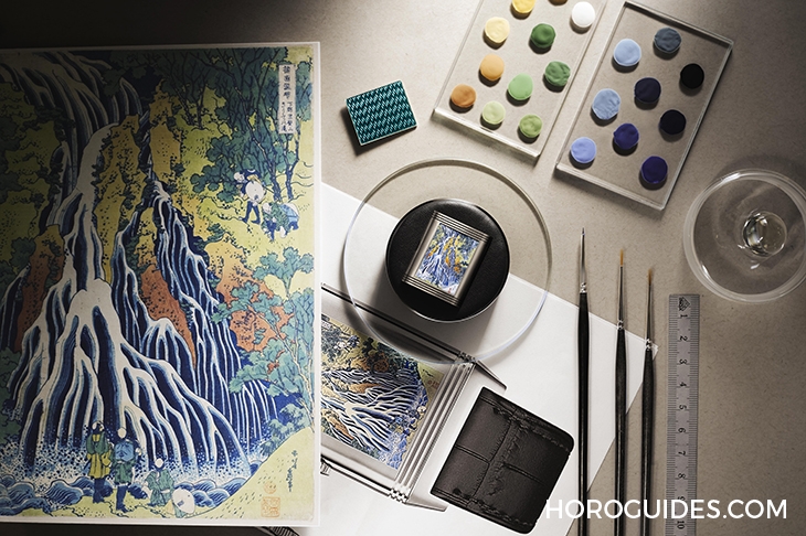 JAEGER-LECOULTRE - REVERSO - Q39334T2 - 完美演繹浮世繪大師葛飾北齋之作|積家推出全新Reverso Tribute Enamel翻轉系列琺瑯腕錶