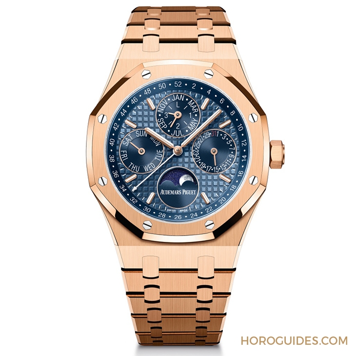 AUDEMARS PIGUET - ROYAL OAK - 26574OR.OO.1220OR.03 - 再添新藍面！愛彼皇家橡樹萬年曆腕錶