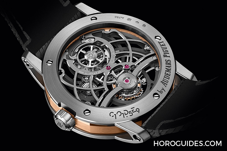 AUDEMARS PIGUET - ROYAL OAK - 26591TI.OO.1252TI.03 - 大複雜之作|愛彼皇家橡樹鈦金屬超問錶、Code 11.59系列鏤空陀飛輪