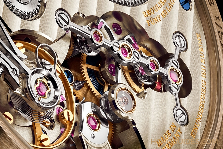 A. LANGE & SÖHNE - ZEITWERK - 142.055 - 半透明錶盤,夜光顯示更清晰!朗格Zeitwerk Honeygold Lumen專賣店限量款