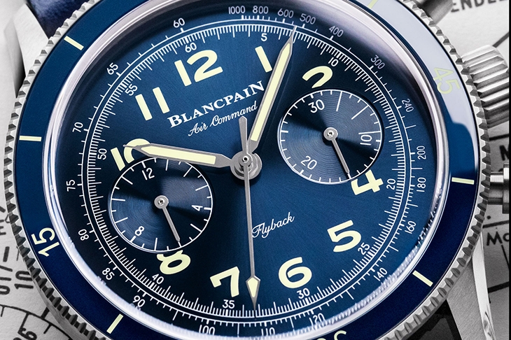 BLANCPAIN - 現代感十足!Blancpain Air Command Chronograph 藍面鈦金屬版