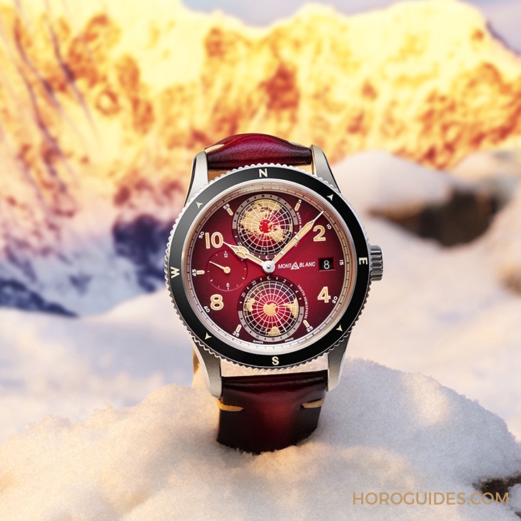 MONTBLANC - 1858 - 129177 - 向雪山之神致敬｜Montblanc 1858系列霜峰紅限量腕錶