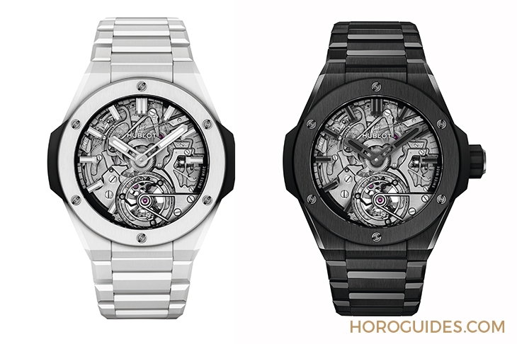 HUBLOT - 史上首款全陶瓷三問錶!HUBLOT Big Bang Integral大教堂三問陀飛輪陶瓷腕錶