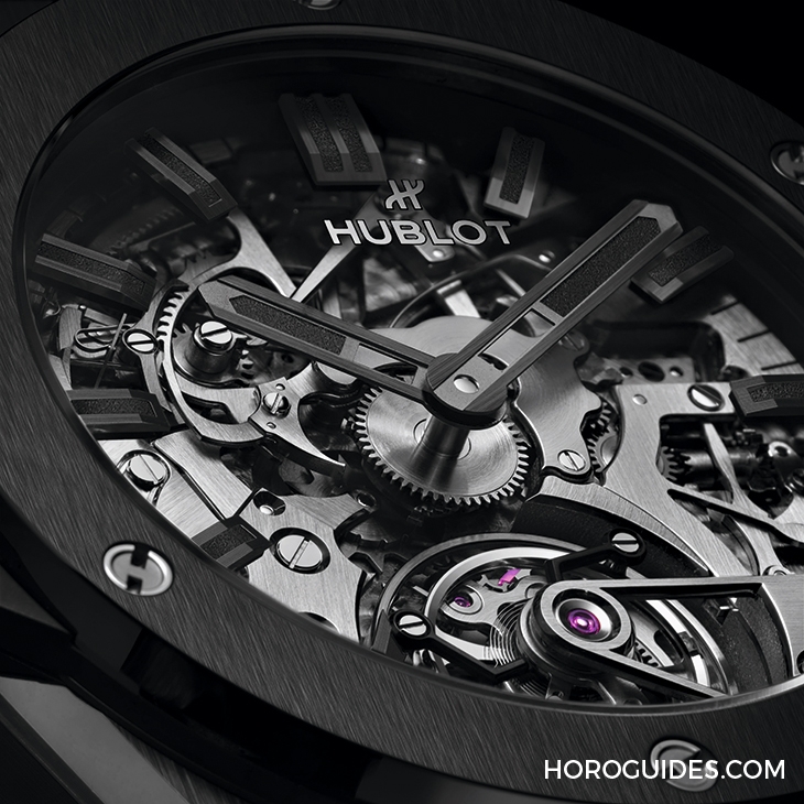 HUBLOT - 史上首款全陶瓷三問錶!HUBLOT Big Bang Integral大教堂三問陀飛輪陶瓷腕錶
