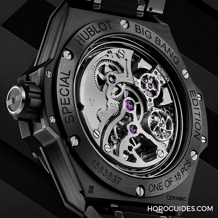HUBLOT - BIG BANG - 458.HX.1170.HX.YOS - 史上首款全陶瓷三問錶！HUBLOT Big Bang Integral大教堂三問陀飛輪陶瓷腕錶